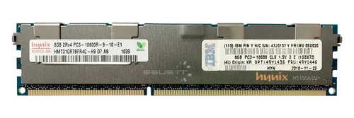 Arbeitspeicher 1x 8GB Hynix ECC REGISTERED DDR3  1333MHz PC3-10600 RDIMM | HMT31GR7BFR4C-H9