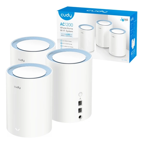 Zugangspunkt Cudy M1200(3-PACK) 2.4 GHz | 5 GHz 867 Mbps 802.11 a/b/g/n/ac