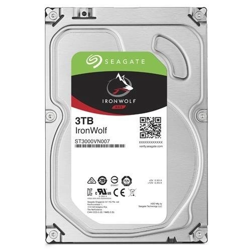 Festplatte Seagate IronWolf 3.5'' HDD 3TB 5900RPM SATA 6Gb/s 64MB | ST3000VN007