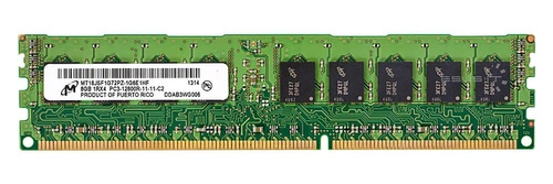 Arbeitspeicher 1x 8GB Micron ECC REGISTERED DDR3  1600MHz PC3-12800 RDIMM | MT18JSF1G72PZ-1G6