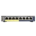 Switch Netgear GS108PE-300EUS | 192 kB | 16 Gb/s | 8x Ethernet Anschluss