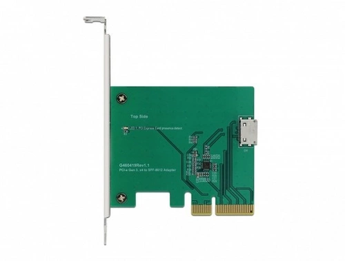 Delock Karte PCI Express 1x OCuLink SFF-8612 female low profile | 90307