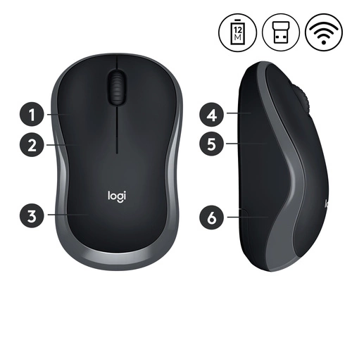 Drahtlos Maus Logitech M185 910-002238
