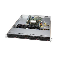 Serverplattform Supermicro 1U 510P-WT SYS-510P-WT Intel x 1 DDR4 x 8 4 x 3.5" SATA/SAS/NVME PSU 1
