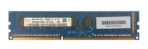 Arbeitspeicher 1x 2GB Hynix ECC UNBUFFERED DDR3  1333MHz PC3-10600 UDIMM | HMT325U7CFR8A-H9