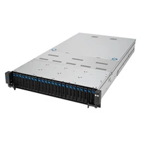 Serverplattform ASUS 2U RS720A-E12-RS24U/10G/2.6kW/24NVMe/GPU 90SF02E1-M00C00 AMD x 2 DDR5 x 24 24 x 2.5" SATA/SAS/NVME PSU 1+1
