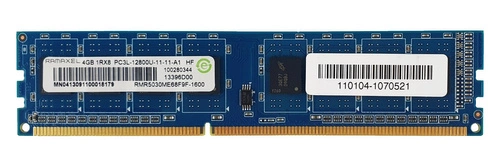 Arbeitspeicher 1x 4GB Ramaxel NON-ECC UNBUFFERED DDR3 1600MHz PC3-12800 UDIMM | RMR5030ME68F9F-160