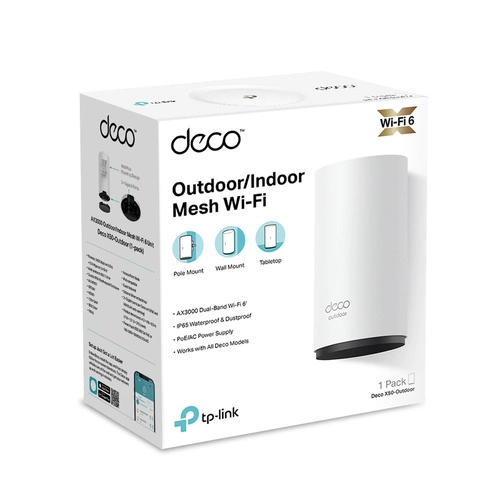 Zugangspunkt TP-LINK Deco X50-Outdoor(1-pack) 2.4 GHz | 5 GHz 2402 Mbps 802.11 a/b/g/n/ac/ax