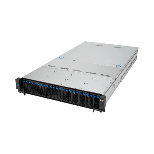Serverplattform ASUS 2U RS520A-E12-RS24U/1G/1.6kW/16NVMe/FAN/RH/OCP/GPU 90SF02G1-M00350 AMD x 1 DDR5 x 24 24+2 x 2.5" SATA/SAS/NVME PSU 1+1