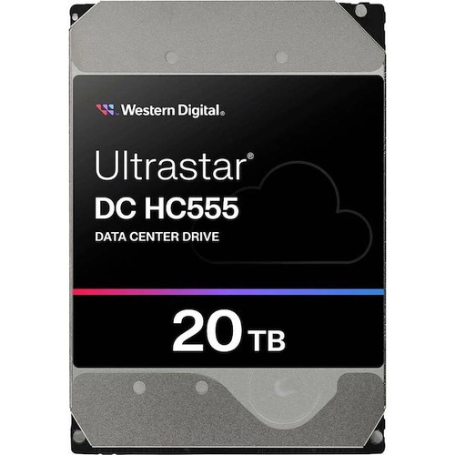 Festplatte Western Digital Ultrastar DC HC555 3.5'' HDD 20TB 7200RPM SAS 12Gb/s 512MB | 0B47749