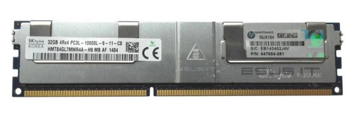 Arbeitspeicher 1x 32GB Hynix ECC LOAD REDUCED DDR3  1333MHz PC3-10600 LRDIMM | HMT84GL7AMR4A-H9