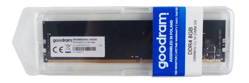 Arbeitspeicher 1x 8GB GoodRAM ECC UNBUFFERED DDR4 2Rx8 2666MHZ PC4-21300 UDIMM | W-MEM2666D48G