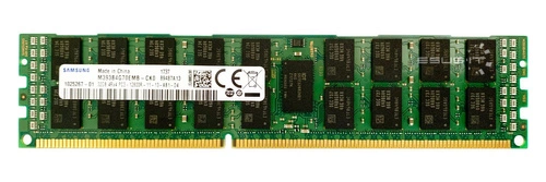 Arbeitspeicher 1x 32GB Samsung ECC REGISTERED DDR3 4Rx4 1600MHz PC3-12800 RDIMM | M393B4G70EMB-CK0