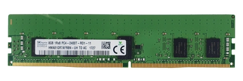 Arbeitspeicher 1x 8GB Hynix ECC REGISTERED DDR4 1Rx8 2400MHz PC4-19200 RDIMM | HMA81GR7AFR8N-UH