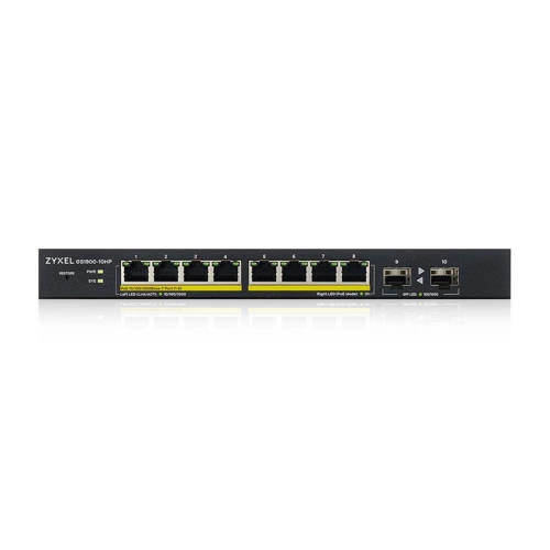 Schalter Zyxel GS1900-10HP-EU0102F 8x 1Gb 2x SFP 77W PoE+
