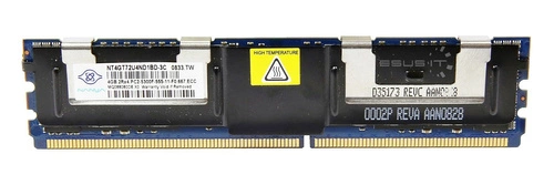 Arbeitspeicher 1x 2GB Nanya ECC FULLY BUFFERED DDR2 667MHz PC2-5300 FBDIMM | NT4GT72U4ND1BD-3C