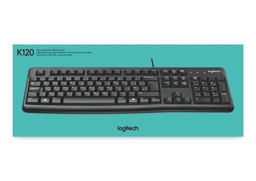 Verkabelt tastatur Logitech Keyboard K120 for Business QWERTY