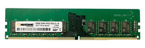 Arbeitspeicher 1x 16GB Mustang ECC UNBUFFERED DDR4 2Rx8 2666MHZ PC4-21300 UDIMM | M92G72261908NDT-S