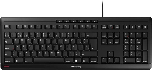 Verkabelt tastatur Cherry STREAM QWERTY