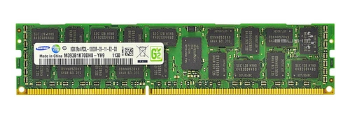 Arbeitspeicher 1x 8GB Samsung ECC REGISTERED DDR3 2Rx4 1333MHz PC3-10600 RDIMM | M393B1K70DH0-YH9