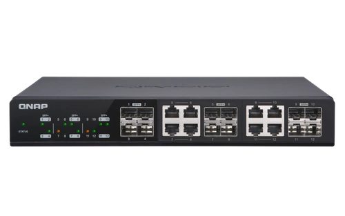 Schalter QNAP QSW-M1208-8C 1x 1Gb 4x SFP+ 8x RJ-45/SFP+