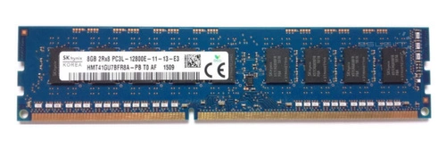 Arbeitspeicher 1x 8GB Hynix ECC UNBUFFERED DDR3  1600MHz PC3-12800 UDIMM | HMT41GU7AFR8A-PB