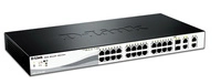 Schalter D-Link DGS-1210-28P 24x 1Gb 4x RJ-45/SFP 193 W PoE+
