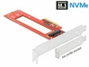 Delock Karte PCI Express x4 1x M.3 / NF1 low profile | 90401