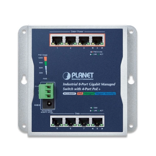 Schalter Planet WGS-804HP 8x 1Gb 120 W PoE+