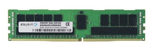 Arbeitsspeicher 1x 8GB ESUS IT DDR4 1Rx8 2933MHz PC4-23400 ECC REGISTERED  | ESUD42933RS8/8G