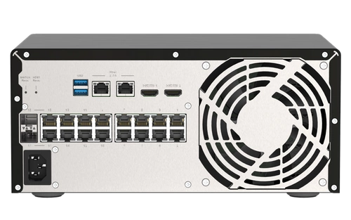 Schalter QNAP QGD-3014-16PT-8G 14x 1Gb 2x RJ-45/SFP+ 140 W PoE+