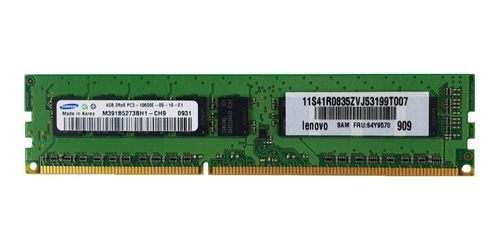 Arbeitspeicher 1x 4GB Samsung ECC UNBUFFERED DDR3 2Rx8 1333MHz PC3-10600 UDIMM | M391B5273BH1-CH9