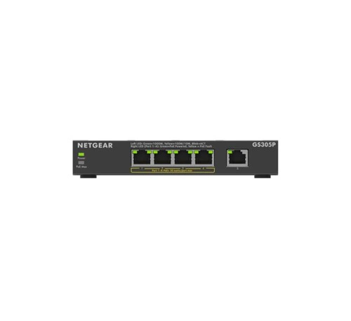 Schalter Netgear GS305P-300EUS 5x 1Gb 63 W PoE+