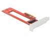 Delock Karte PCI Express x4 1x M.3 / NF1 low profile | 90401