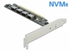 Delock Karte PCI Express x16 do 4 x SFF-8654 4i NVMe - Bifurcation |  89030