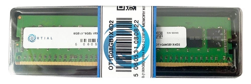 Arbeitspeicher 1x 8GB Ortial ECC REGISTERED DDR4 1Rx4 2133MHz PC4-17000 RDIMM | OT1G08GB1X4D2