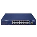Schalter Planet FGSD-1821P 16x 100Mb | 1x 1Gb 1x RJ-45/SFP 185 W PoE+