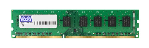 Arbeitspeicher 1x 4GB GoodRAM ECC UNBUFFERED DDR3  1333MHz PC3-10600 UDIMM | W-MEM1333E34G