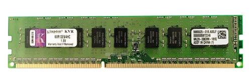 Arbeitspeicher 1x 4GB Kingston ECC UNBUFFERED DDR3 1333MHz PC3-10600 UDIMM | KVR13E9/4HC