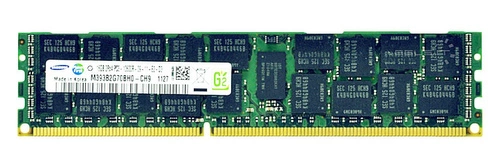 Arbeitspeicher 1x 16GB Samsung ECC REGISTERED DDR3  1333MHz PC3-10600 RDIMM | M393B2K70DM0-YH9