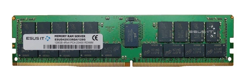 Arbeitspeicher 1x 128GB ESUS IT ECC REGISTERED DDR4 4Rx4 2933MHz PC4-23400 RDIMM | ESUD42933RQ4/128G