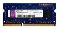 Arbeitspeicher 1x 2GB Kingston SO-DIMM DDR3 1600MHz PC3-12800 | ACR256X64D3S16C11G