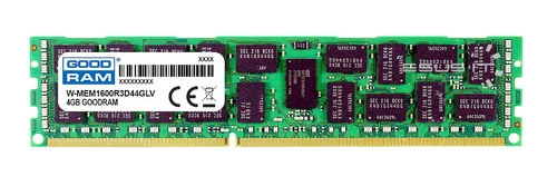 Arbeitspeicher 1x 4GB GoodRAM ECC REGISTERED DDR3 2Rx4 1600MHz PC3-12800 RDIMM | W-MEM1600R3D44G