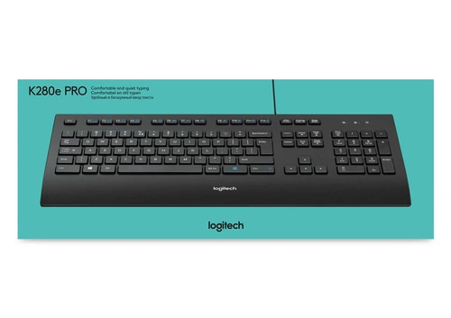 Verkabelt tastatur Logitech K280E Pro f/ Business QWERTY