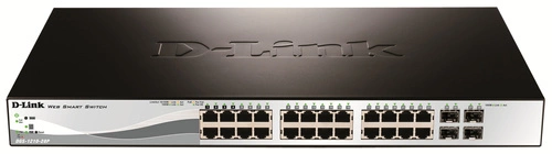Schalter D-Link DGS-1210-28P/E 24x 1Gb 4x RJ-45/SFP 193 W PoE+