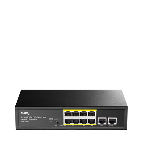Schalter Cudy FS1010PG 8x 100Mb | 2x 1Gb 120 W PoE+