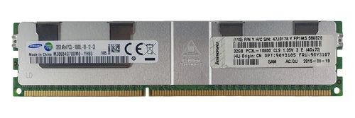 Arbeitspeicher 1x 32GB Samsung ECC LOAD REDUCED DDR3  1333MHz PC3-10600 LRDIMM | M386B4G70DM0-YH9