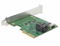 Delock Karte PCI Express x4 U.2 NVMe do 1x SFF-8654 4i + 1x SFF-8643 | 89923