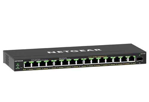 Schalter Netgear GS316EP-100PES 15x 1Gb 1x SFP 180 W PoE+