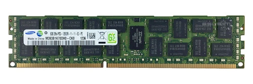 Arbeitspeicher 1x 8GB Samsung ECC REGISTERED DDR3  1600MHz PC3-12800 RDIMM | M393B1K70DH0-CK0